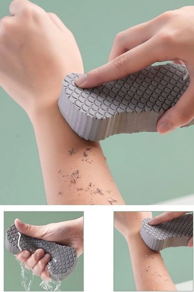 Kalsiyum Mood Shower Washcloth Magic Sponge Children Baby Bath Sponge Body Skin Massage Brush Extra Soft