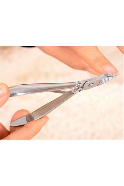 Kenpool Steel Thin Tipped Pedicure Scissors Collet Pusher Tool Cutter
