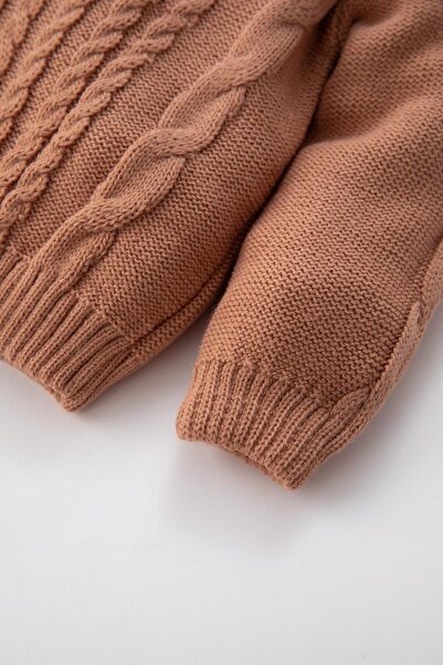 DeFacto Baby Girl Crew nyakú pulóver alsó kötöttáru szett 2 darabból