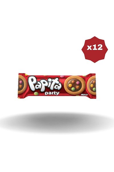 Şölen Sholen Papita - Party Cocoa Drajе Sugar Drajе 63 Gr X 12 Pieces