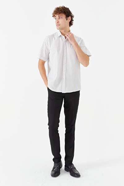 PAULMARK Κλασικό κοντομάνικο πουκάμισο