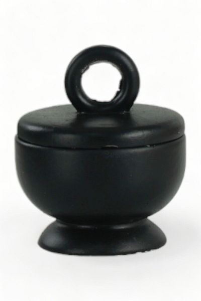 Evene Black Color Sugar Bowl with Lid Model 12