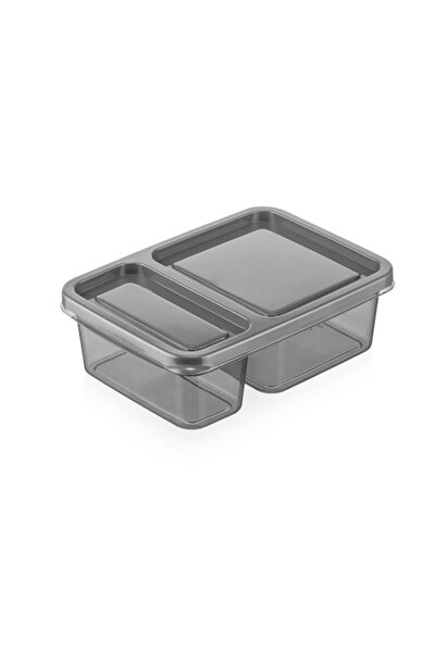 Bayev 6 Pieces AK546 2 Compartments Storage Container Lunch Box Breakfast Organizer Snack Bowl