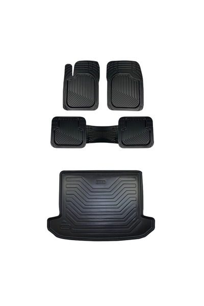 Black Gold Peugeot Partner Tepee 2008 ve Sonrası 3D Novax Oto Paspas ve Tam U...