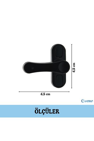 Pandogo Window Lock 3 Pieces Pullable Door and Window Safety Apparatus Safety Product Lock Black