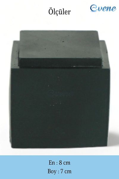 Evene Sugar Bowl with Lid - Black Color, Model 18