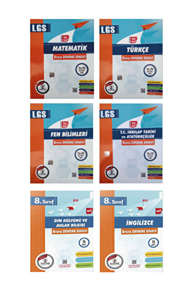 ÖZDEBİR YAYINEVİ 8. Sınıf Lgs Özdebir Branş Deneme Seti