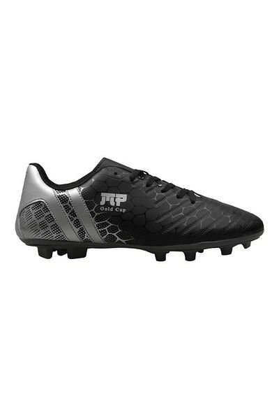 M.P. M.P. 232-1357 Black-Silver Turf Field Men's Football Cleats Soccer Shoes