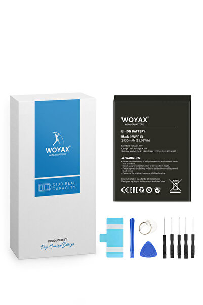 woyax by Deji Reeder P13 Blue Max Lite 2022 / P13 Blue Max (128GB) 2022 Batarya