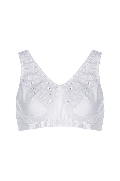DOĞANYILDIZ BORN STAR COMBED COTTON BRODELI BADI BRA 4120 (6 PIECES)
