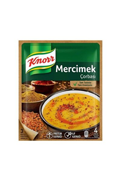 Knorr 2'li Knorr Hazır Mercimek Çorba 76 Gr.
