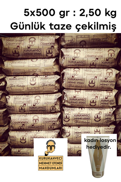 Mehmet Efendi Kurukahveci Mehmet Efendi Mahdumları Turkish Coffee 500R. *5 Pa...