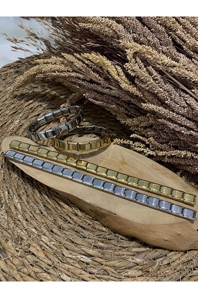 Kaeria Accessory سوار إيطالي ذهبي عادي غير مكتوب