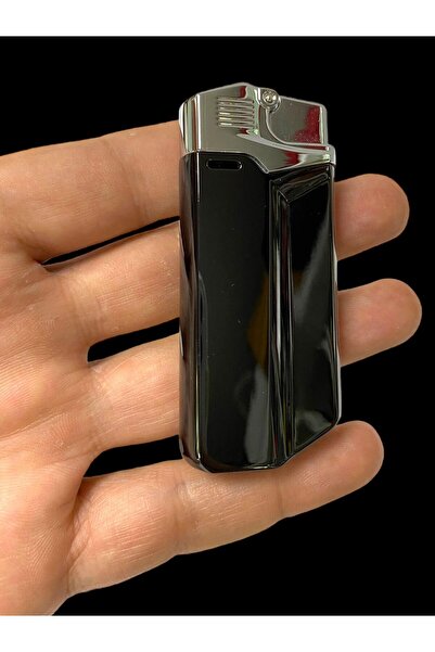 Silvio Monetti Pürmüzlü Çakmak Siyah Gümüş Renk 109219