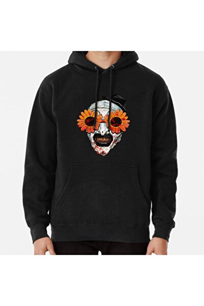 ZOKAWEAR Art The Clown Terrifier 2 Sunflower Sunglasses Printed Sweatshirt Ho...