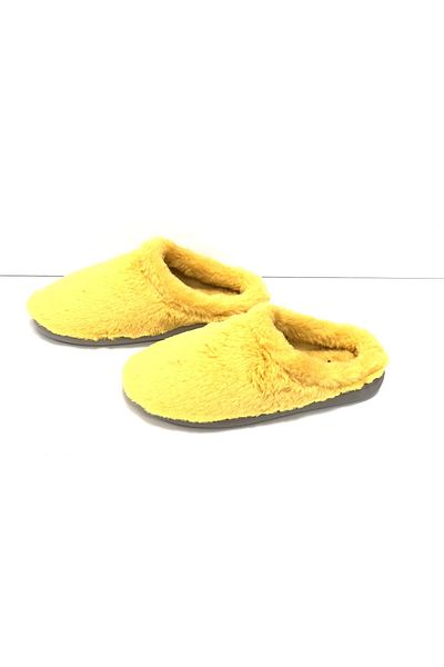 GEZER PLUSH POLAR COLORED WASHABLE ORTHOPEDIC HOME SLIPPERS