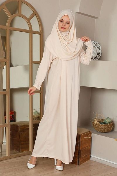 medipek Zestaw modlitewny Sukienka modlitewna Dywan modlitewny Perłowe koraliki modlitewne Yasin Cream