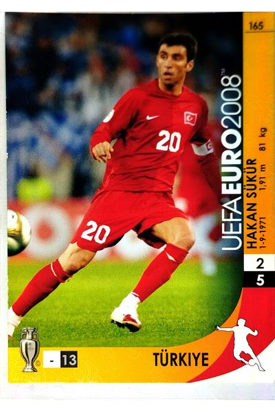 Panini Hakan Şükür UEFA 2008