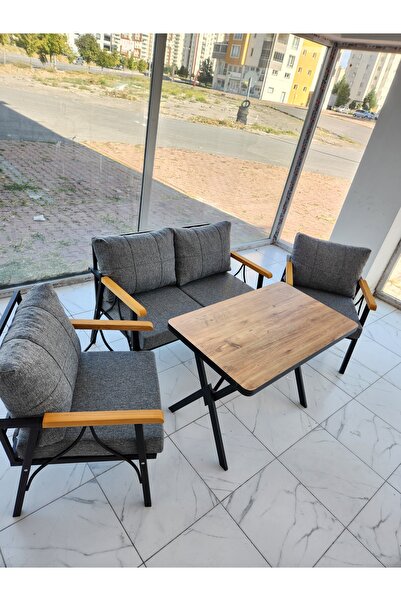 demirhanlar mobilya 2-1-1 Masalı Bahçe balkon cafe, çayseti Koltuk Takımı ofi...
