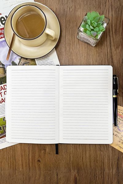 DERELİ MATBAA Hard Cover Notebook Thermo Leather Cover Elastic Notebook