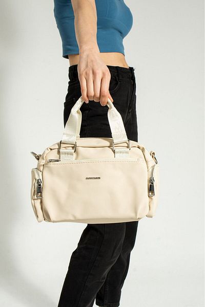 MEGA ÇANTA Geantă de umăr și crossbody cu 2 curele din satin pentru femei 526