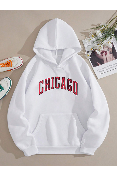 VİPER Оувърсайз суичър Chicago с полар отвътре