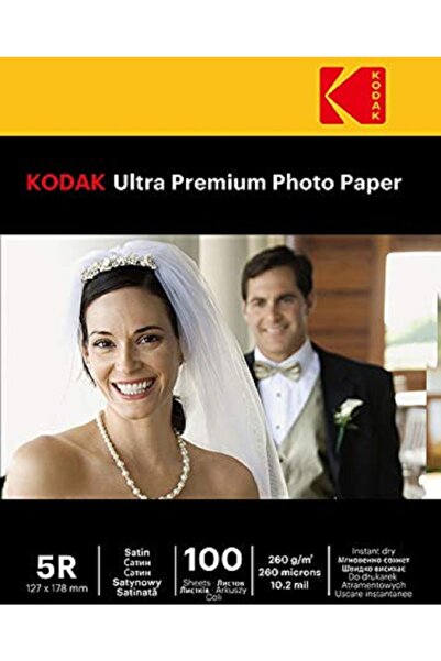 Kodak Ultra Premium Satin,mat 13x18 260gr/m² Fotoğraf Kağıdı 100