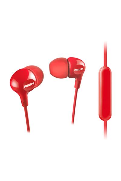Philips She3555rd Mik Kulakiçi Kulaklık - Kırmızı