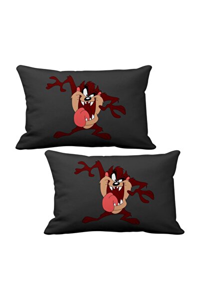 ASR Tazmanian Devil Tazz Pernă de gât pentru mașină de lux, pachet de 2, neag...