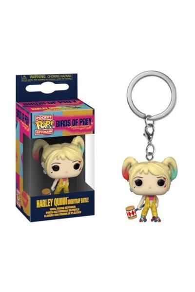 Funko Pop Keychain Dc Birds Of Prey Harley Quinn Boobytrap Battle
