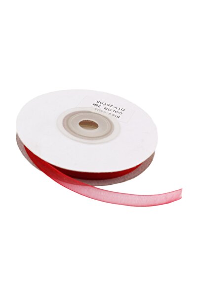 Organza Ribbon 6mm (22 Meters) Red