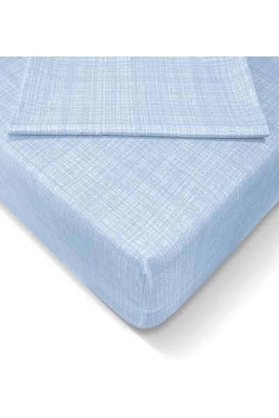 Alla Turca طقم ملاءات مطاطية مقاس 180x200 سم من Ranforce - أزرق فاتح