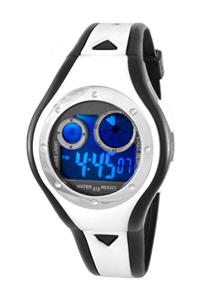 RoseRoi Çocuk Kol Saati Renk Değiştiren Su Geçirmez Siyah Beyaz Taraftar Saat