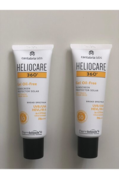 Heliocare 360 Gel Oil Free Spf50 50ml | 2 Kutulu Set Kampanya | Orijinal Boy