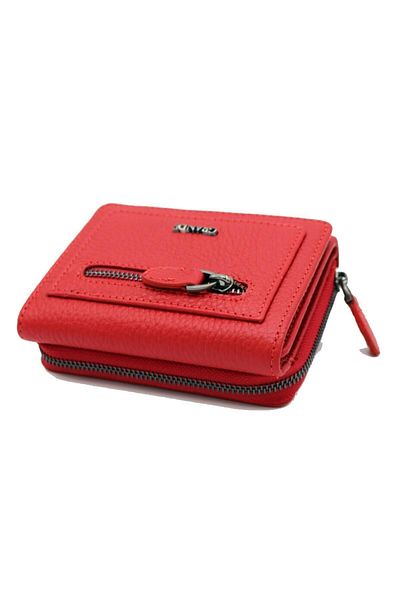 Grande Genuine Leather Women's Wallet Red 2744