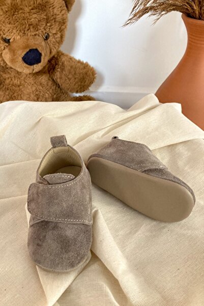 Li Puna Genuine Leather Mink Baby First Step Shoes