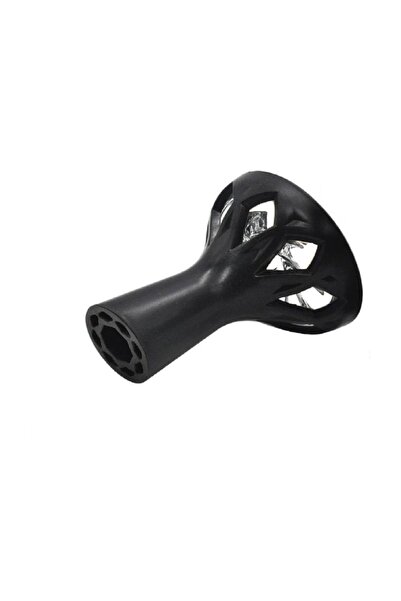 KİLİM DÜNYASI Ortası Camlı Silikon Nargile Lülesi Geçmeli Büyük Boy