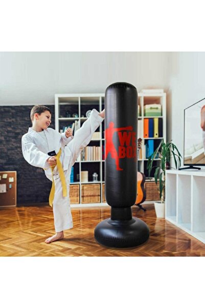 Genel Markalar Teknorita Şişme Boks Torbası 120 Cm Ayaklı Çocuk Şişme Boks Çocuk Kid