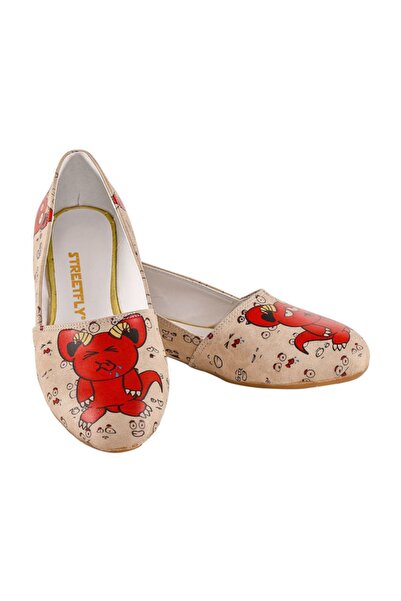 Streetfly Цветни дамски балерини с принт