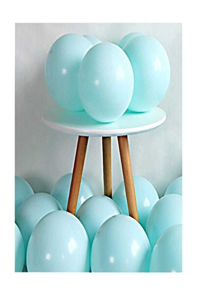 Parti dolabı 10 Adet Yeşil Makaron Pastel Renk Mat Balon