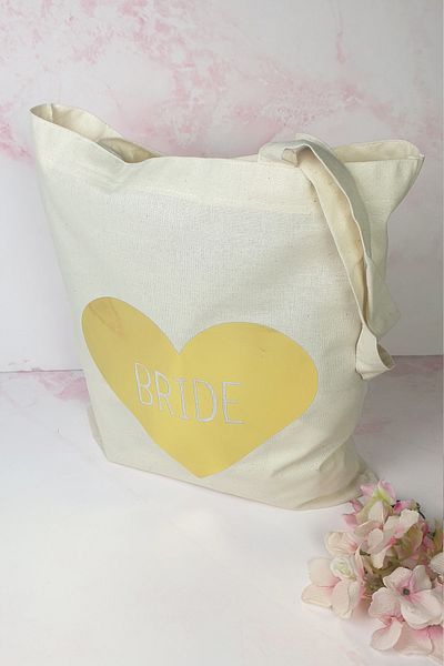 PEKSHOP Geantă de umăr cu imprimeu Gold Bride