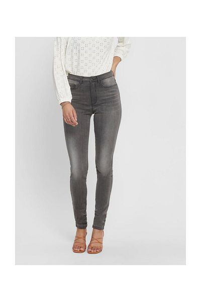 ONLY Γυναικείο γκρι τζιν παντελόνι Jeans Onlroyal High Skinny Fit
