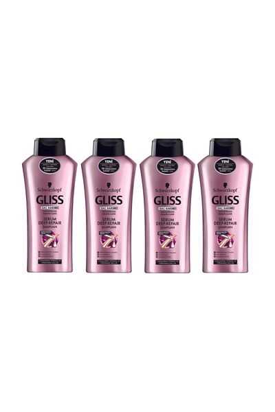 Gliss Deep Repair Serum Shampoo - 360 ml X 4 Pieces