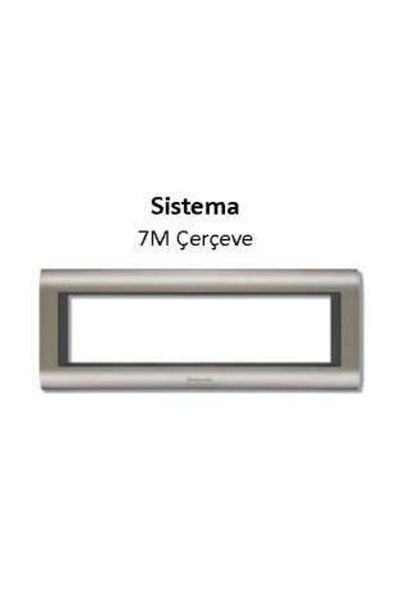 PANASONIC Πλαίσιο Panasonic Sistema Inox Matt+dore 7m