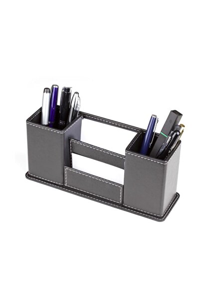 Prime Case Desktop Faux Leather Pen Holder, Business Card Holder, Note Holder...
