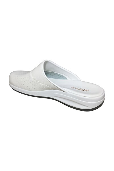 Ceyo Анатомічна м'яка підошва Білі сабо для роботи 9844