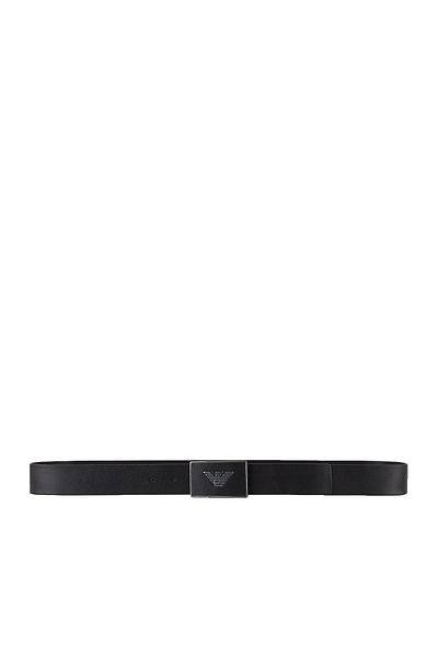 Emporio Armani Ανδρική μαύρη ζώνη Y4S196 Ydc0G 80001