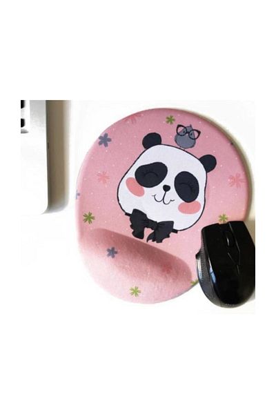 Officeküp Cute Panda Mouse Pad with Wrist Support