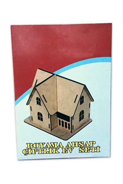 AVMmarketim Mini Ahşap Çiftlik Evi Maketi Minyatür Ev