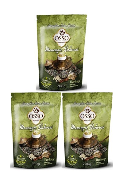 Osso Menengiç Kahvesi 200 Gr. 3'lü